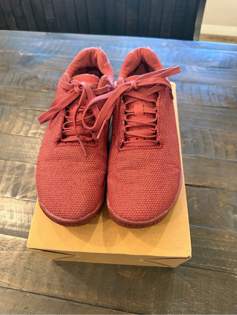 NOBULL Women’s Knit SF Trainer + in Burgundy